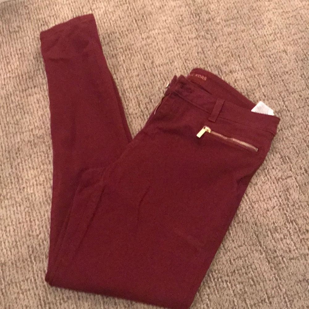 Michael Kors Skinny Jeans Red